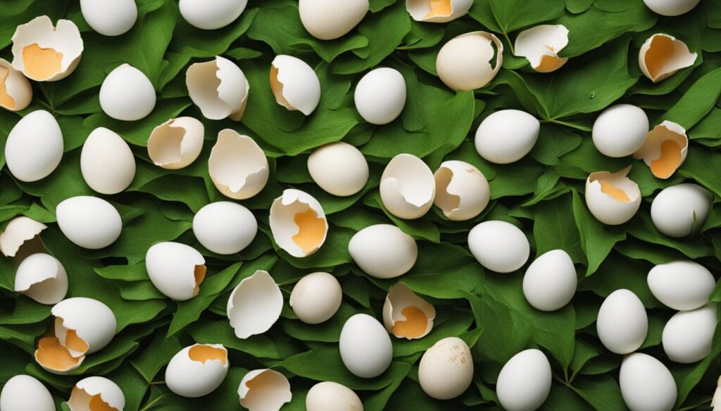 Calcium in eggshells for dogs