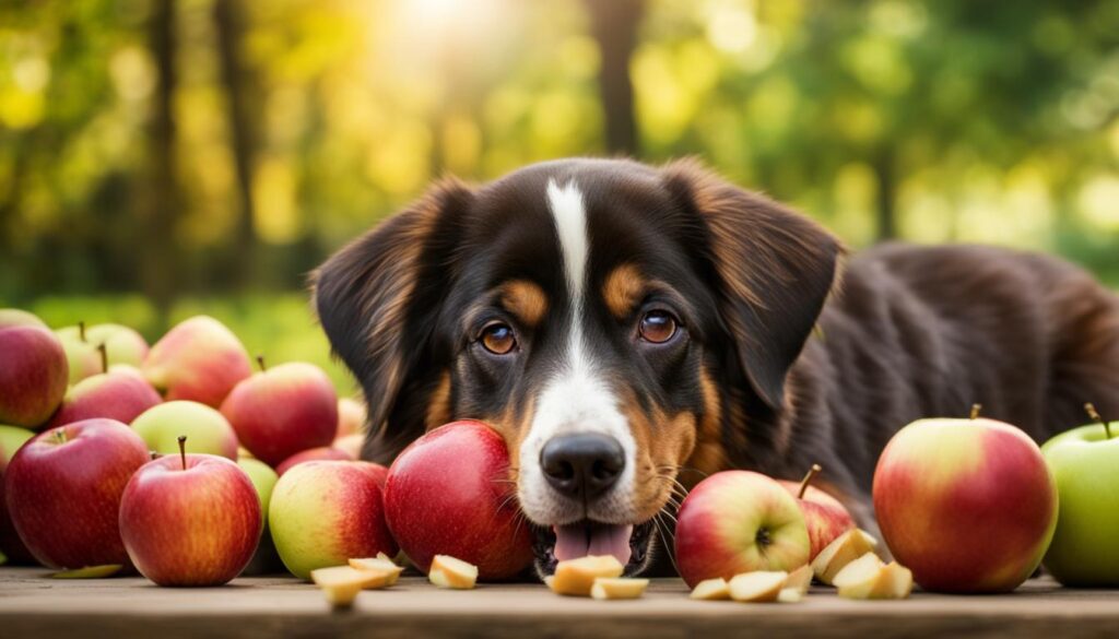 Nutritional benefits of apples for dogs