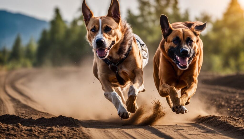 Nutritional supplements for athletic dogs