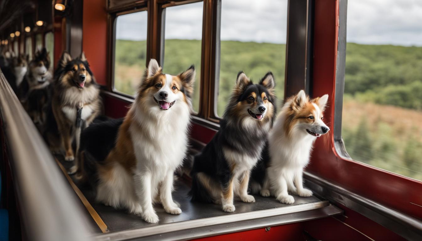 Railroad Journey Dogs