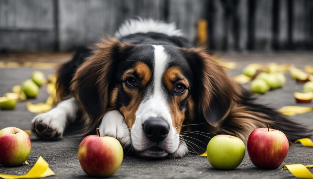 Risks of feeding apples to dogs