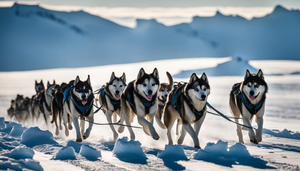 canines in Antarctic expeditions