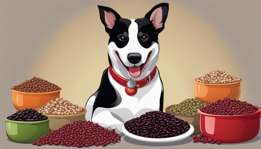 Adding beans to a dog's diet