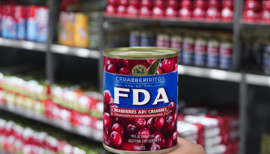 FDA approval of cranberries for dogs