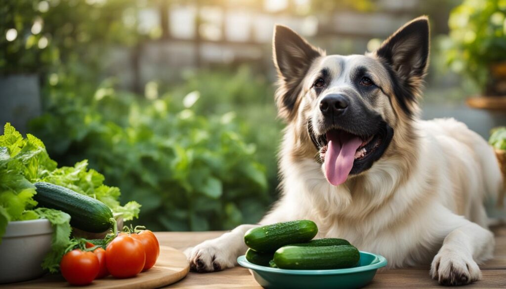 Feeding dogs cucumbers safely