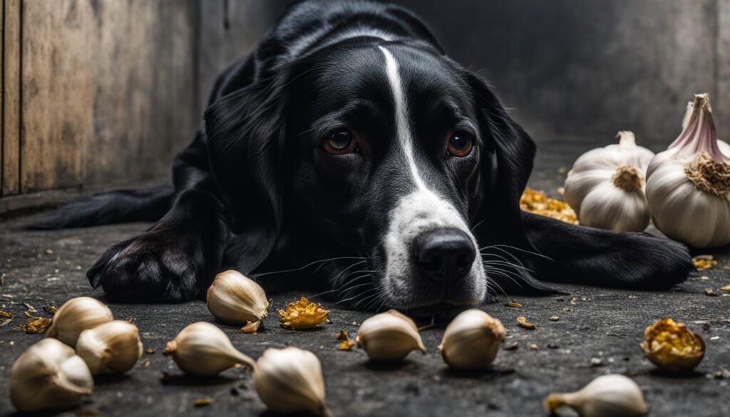 Garlic toxicity in dogs