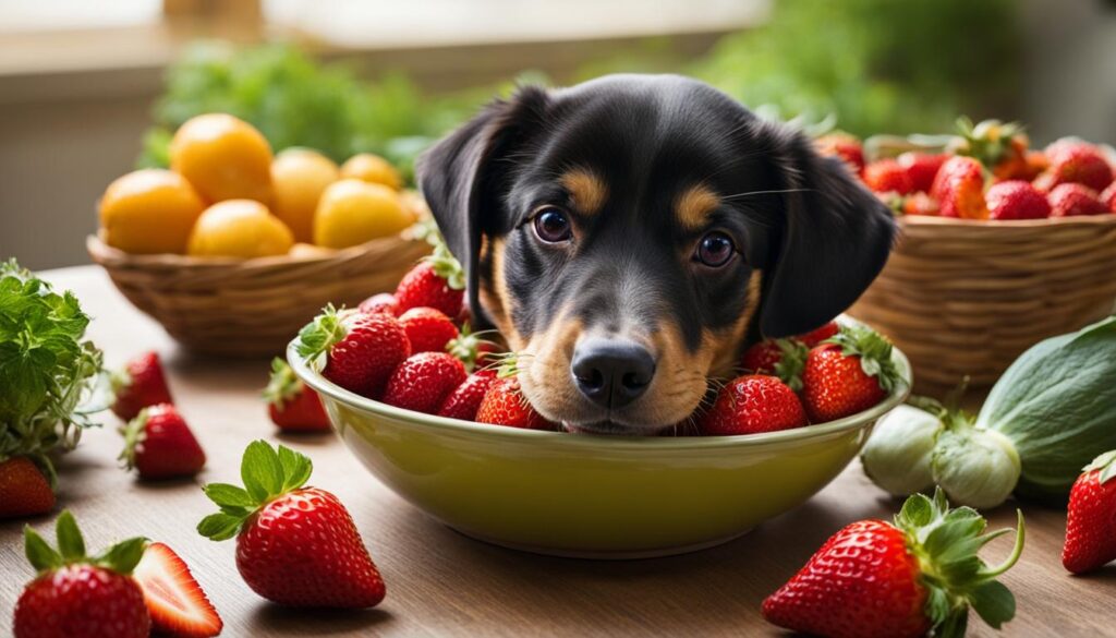 Guidelines for feeding strawberries to dogs