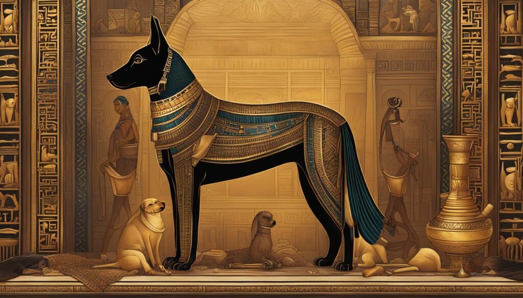 ancient Egyptian dog grooming