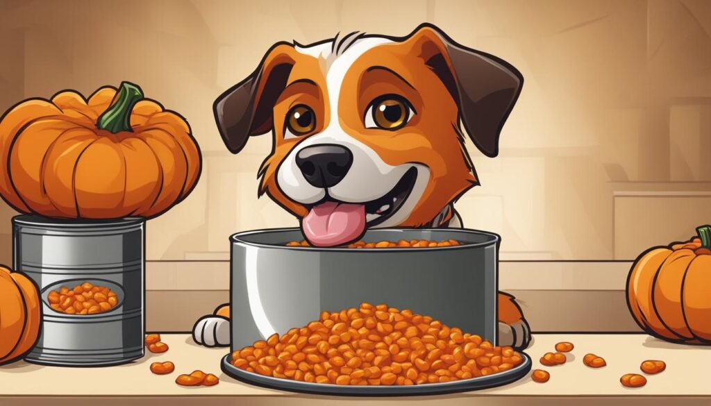 canned pumpkin in dog diet