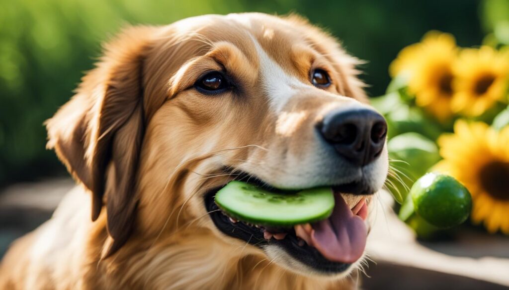 cucumber dog treat