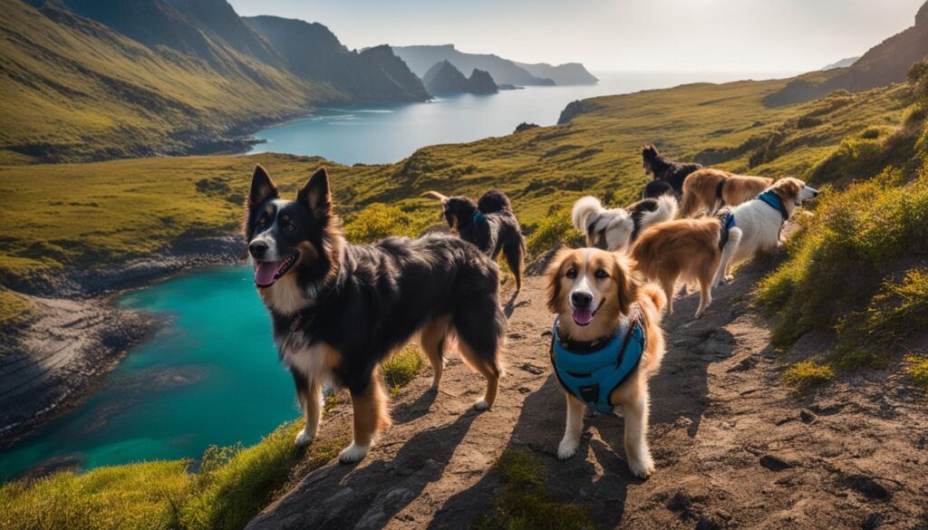 dogs guiding island adventures