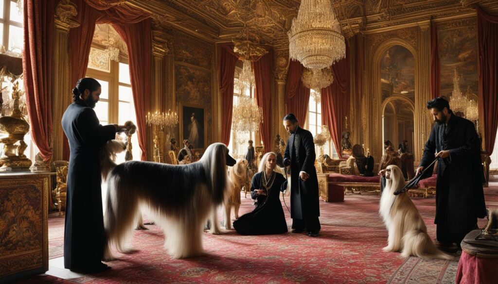 grooming dogs in royal history