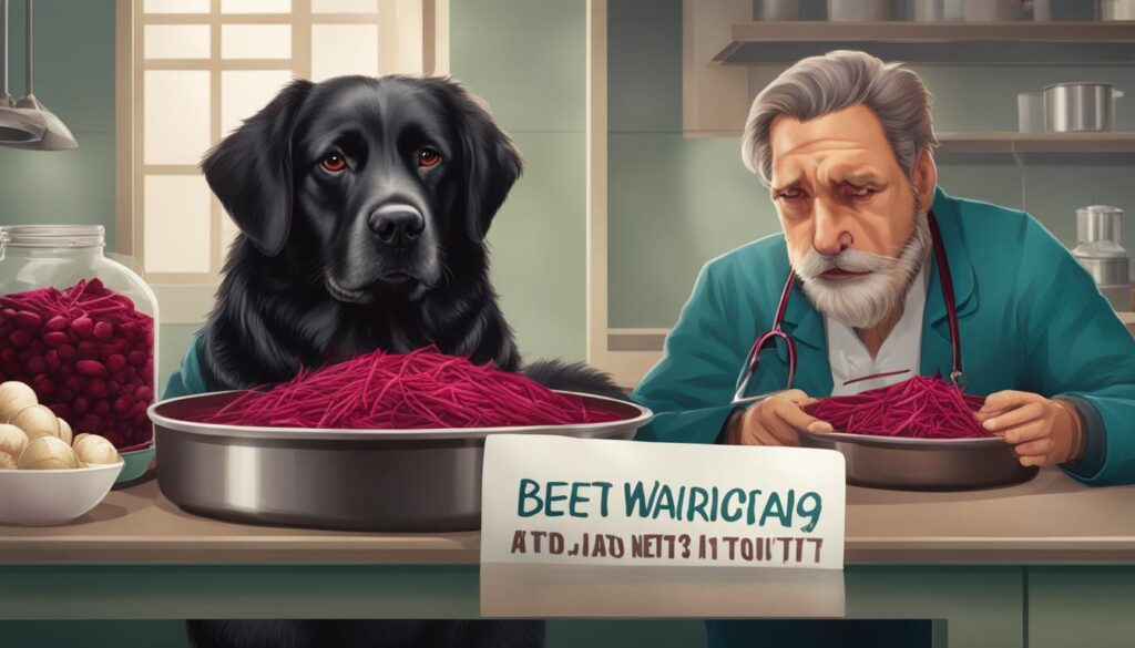 health risks of feeding beets to dogs