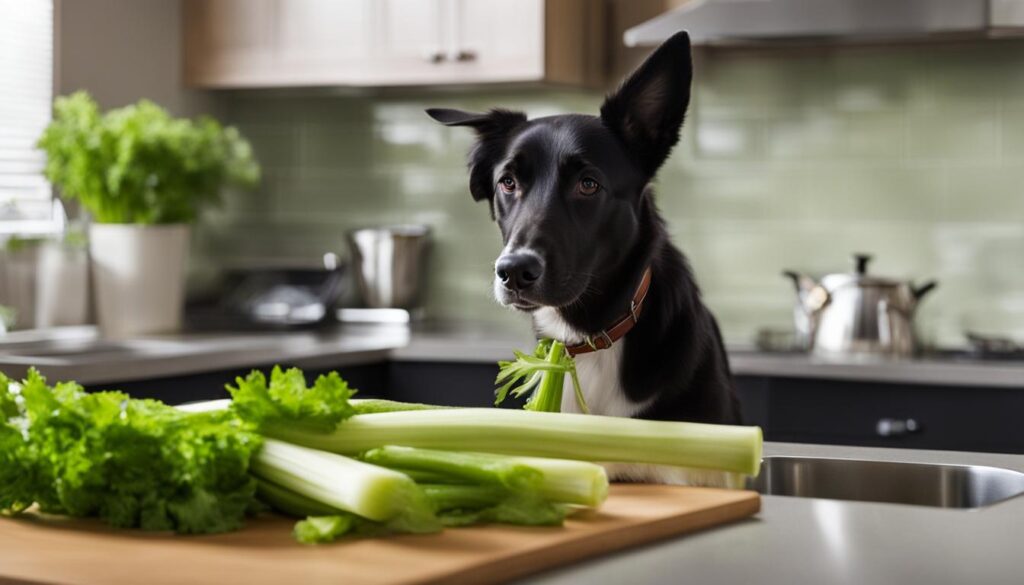 is celery safe for dogs