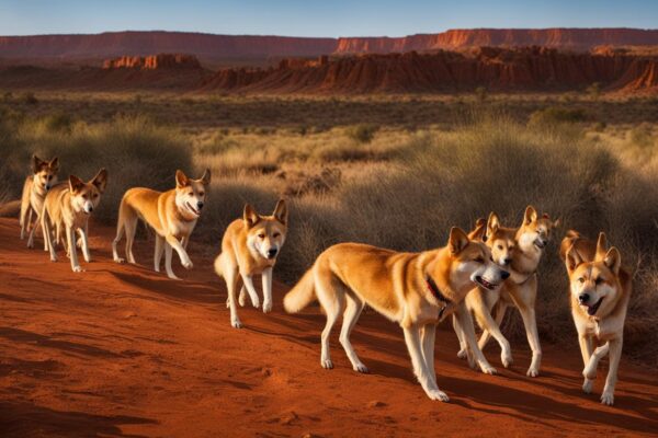 Dogs in Australian Outback Expeditions