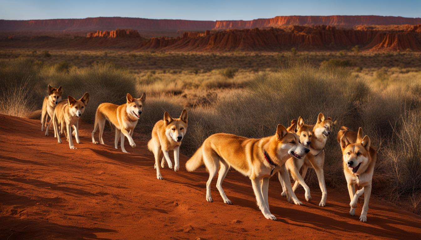 Dogs in Australian Outback Expeditions