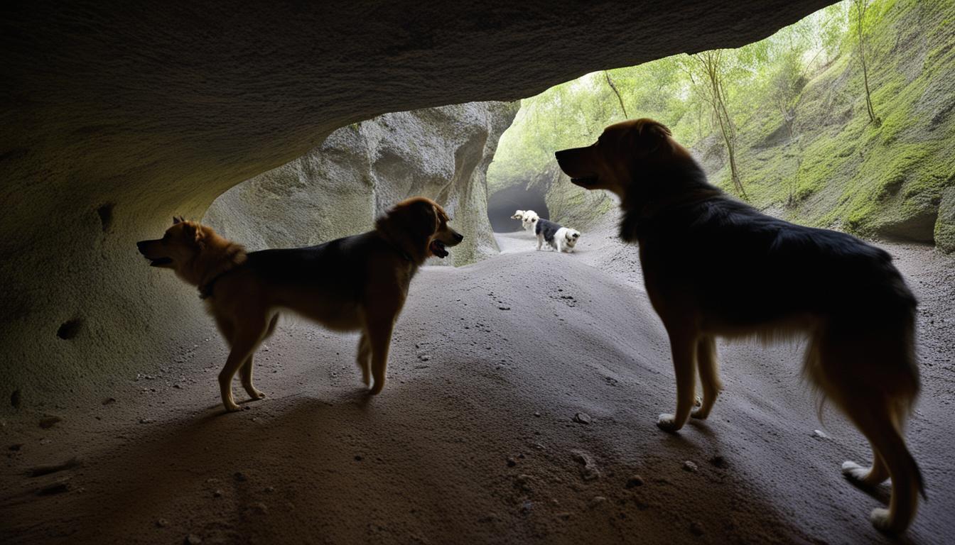 Dogs in Remote Cave Exploration