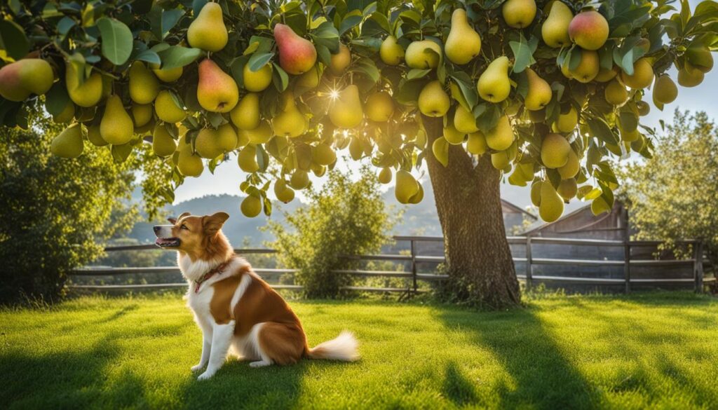 can dogs eat pears