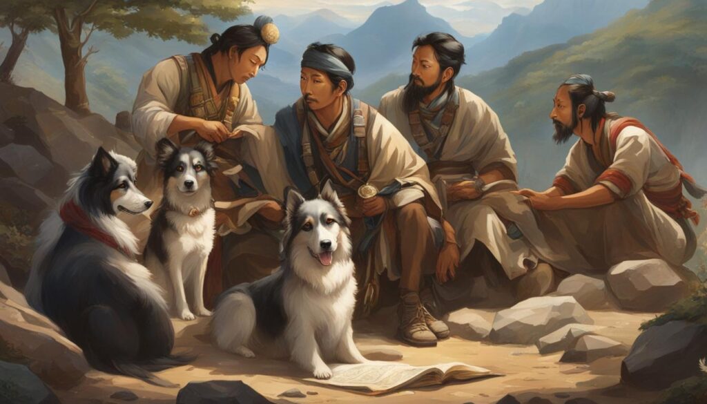 dogs in ancient Asian civilizations